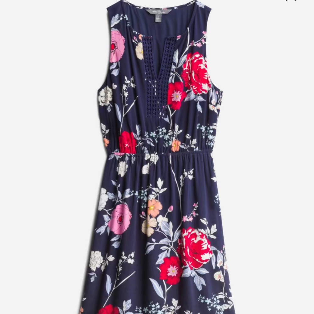 Bogota crochet trim dress